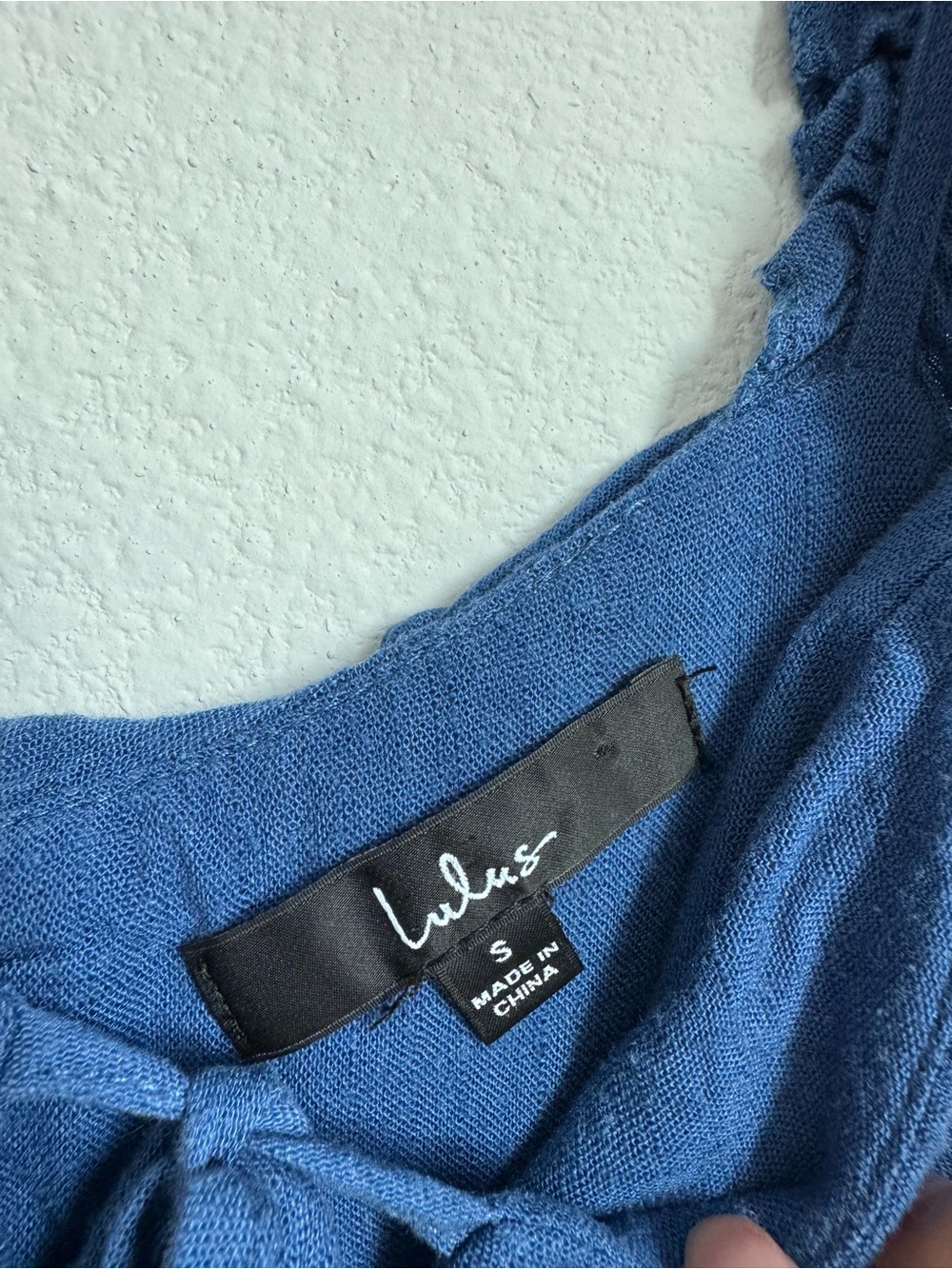 Lulus Days Like This Blue Ruffle Mini Dress Size Small - Picture 3 of 7